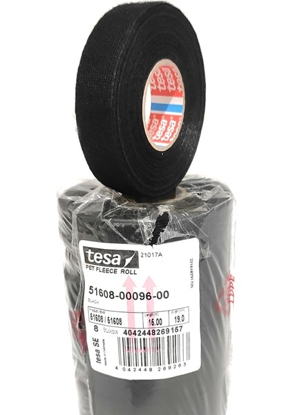 BantEvi Tesa Bez Bant Tüylü 19MMX15MT 8'li Paket Yanmaz Kumaş Elektrik Kablo Sarma Bantı Tesa® Orijinal Ürün fırsatları