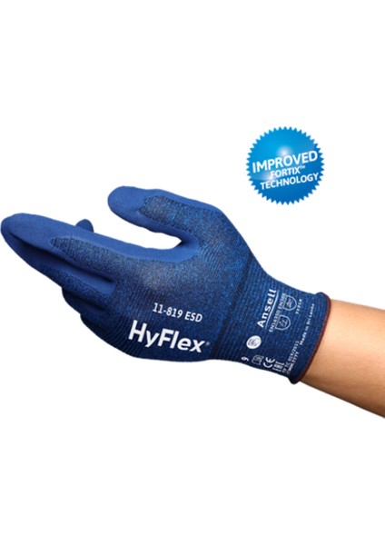 Hyflex 11-819 Esd Dokunmatik Ekran Uyumlu Montaj Eldiveni
