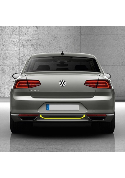 Vw Passat B8 2015-2019 Arka Tampon Orta Kromaj Çıta 3G0853835 fiyatları