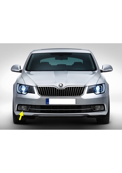 Skoda Superb 2 2014-2015 Ön Sağ Sis Farı Çerçevesi 3T0807682 fiyatları