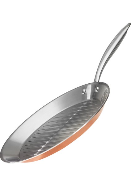 3Ply PowerSteel 316+ Çelik Copper Grill 28 cm 2 Litre fırsatları
