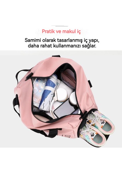 Islak ve Kuru Ayırma Spor Çantası Seyahat Malzemeleri (Yurt Dışından)