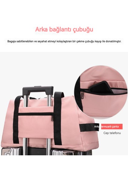 Islak ve Kuru Ayırma Spor Çantası Seyahat Malzemeleri (Yurt Dışından)