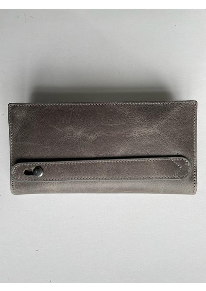 SL-2161 Hakiki Deri Telefon Bölmeli Unisex Cüzdan fırsatları