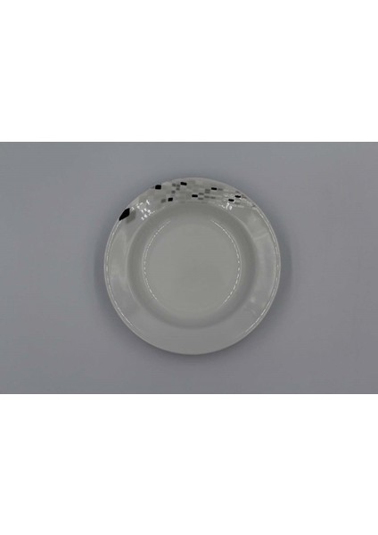 6'lı Eda 19 cm Çukur Tabak Tek Çiçek 2440