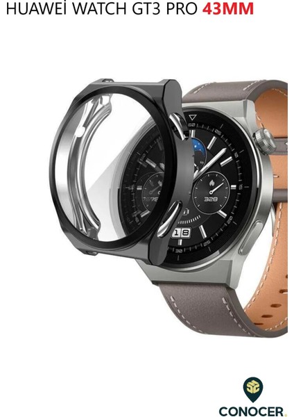 Huawei Watch Gt 3 Pro 43MM Yumuşak Kasa ve Ekran Koruyucu