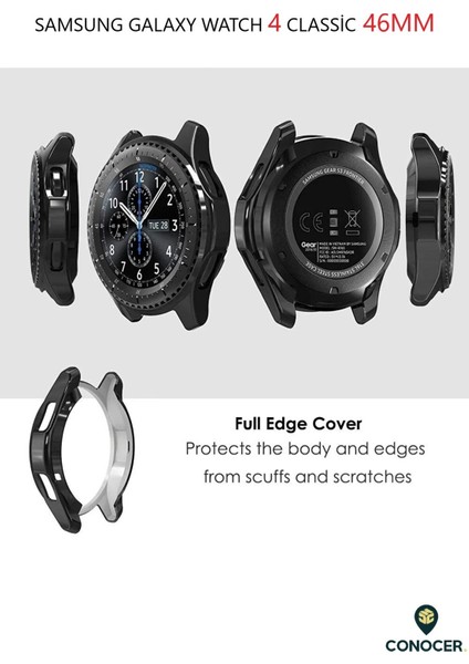 Samsung Galaxy Watch 4 Classic 46MM Yumuşak Önü Açık Kasa Koruyucu indirimleri