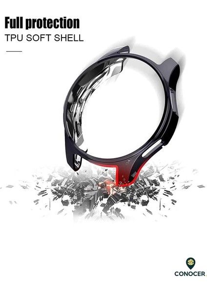 Samsung Galaxy Watch 4 Classic 46MM Yumuşak Önü Açık Kasa Koruyucu modelleri