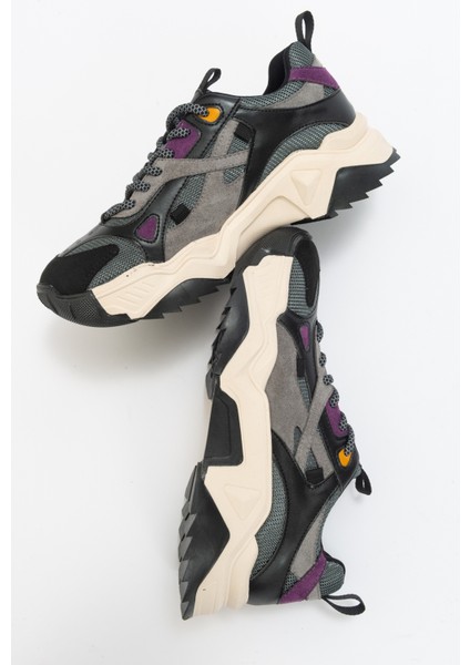 Lecce Siyah-Mor Multi Kadın Spor Ayakkabı fiyatları