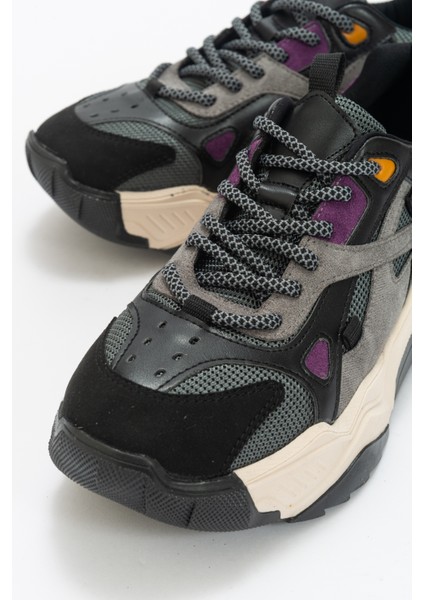 Lecce Siyah-Mor Multi Kadın Spor Ayakkabı fırsatları