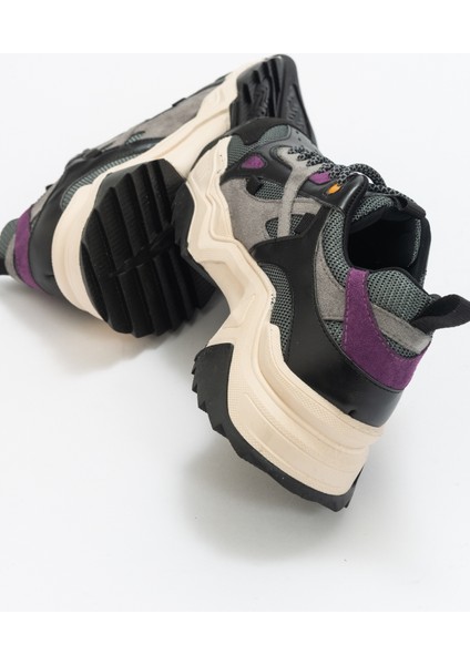 Lecce Siyah-Mor Multi Kadın Spor Ayakkabı indirimleri