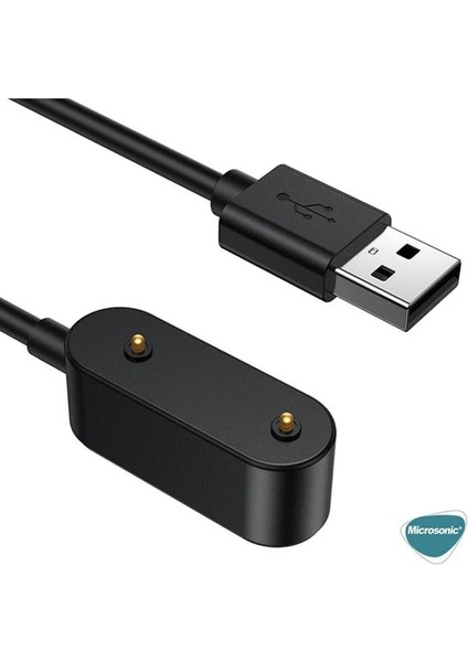 Huawei Band 6/6 Pro Uyumlu Yüksek Kalite Şarj Kablosu (Siyah) modelleri