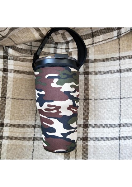 2 Parça Tumbler Taşıyıcı Tutucu Su Şişesi Koltuk Kampı Mavi Çiçek Multi Için (Yurt Dışından)