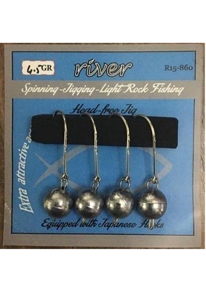 Jig Head Mafsallı 4 Adet - 2.5 gr fiyatları