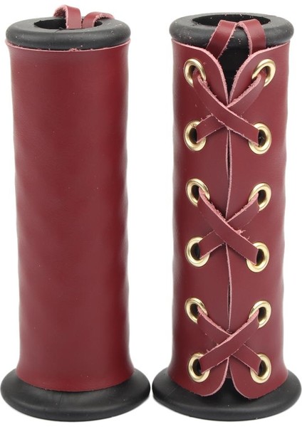 Yapay Deri Motosiklet Kavrama, Titreşimi Önleyici Kırmızı Kapaklar (Yurt Dışından) indirimleri