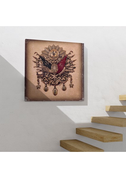 Osmanlı Tuğrası Dekoratif Kanvas Tablo 1060 indirimleri