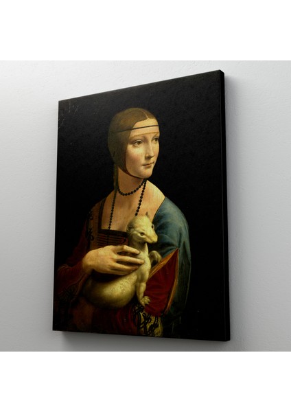 Ermine Leonardo Da Vinci'nın Kakımlı Kadın Eseri Kanvas Tablo / The Lady With Bangs fırsatları