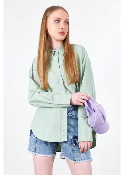 Mint Kadın Poplin Gömlek | MKS163867-01