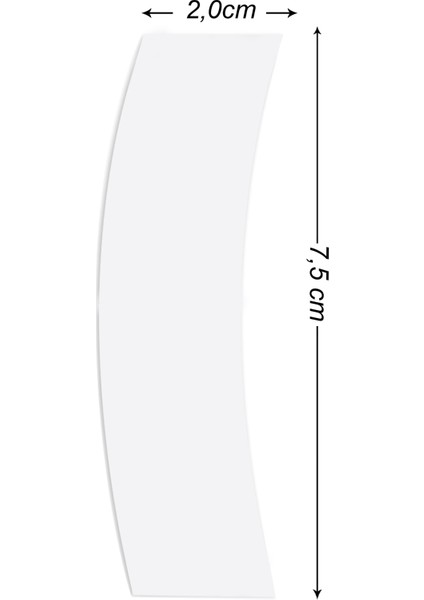 Ultra Hold Muadili Protez Saç Bandı Oval ''c'' - 2.0cm x 7,5cm) 36 Adet