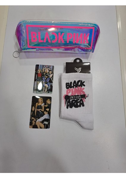 Blackpink Kalemlik Çorap Sticker Kombin