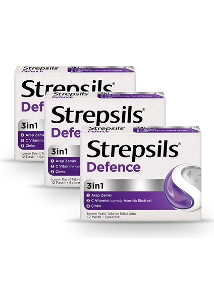 Defence 12 Pastil 3 Adet
