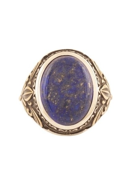 Lapis Lazuli Taşlı Gümüş Erkek Yüzük 26 fiyatları