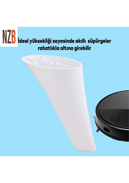 Lüks Mobilya Kanepe Sehpa Tv Ünitesi Koltuk Ayağı 12 cm Beyaz Baza Ayak fiyatları