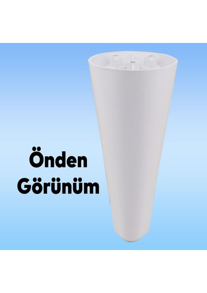 Lüks Mobilya Kanepe Sehpa Tv Ünitesi Koltuk Ayağı 12 cm Beyaz Baza Ayak indirimleri