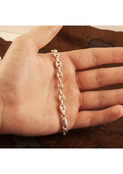 Gemici Düğümü 2 Numara Gümüş Unisex Zincir Kolye 55 - Altın Rengi