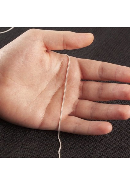 Gurmet Model Gümüş Zincir 40 Mikron Kalınlık 45 - Rose Rengi modelleri