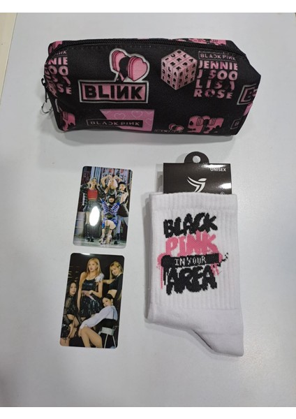 Blackpink Kalemlik Çorap Sticker Kombin