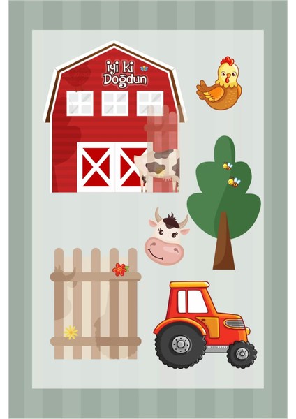 Çiftlik Parçalı Ayaklı Pano 3 Boyutlu Masaüstü Kalın Kağıt fiyatları