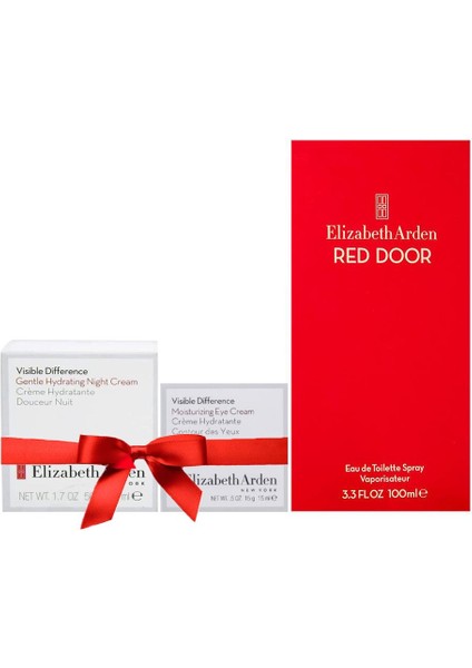 Red Door Kadın Parfümü 100ML + Göz ve Yüz Kremi Sevgililer Günü Özel 3lü Set