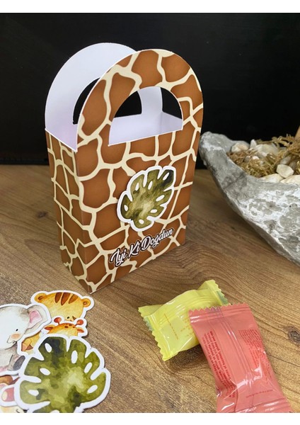 Safari Patel Temalı Mini Çanta 8'li Paket