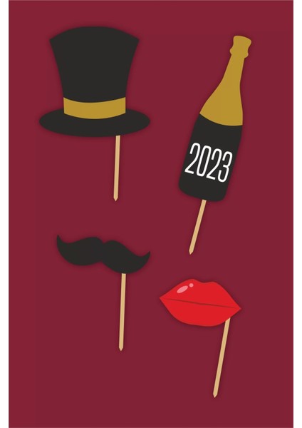 Yılbaşı Christmas Konuşma Balonu Seti 8'li fiyatları