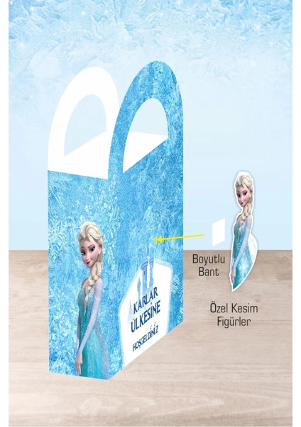 Frozen Karlar Ülkesi Temalı Mini Çanta 8'li Paket fiyatları