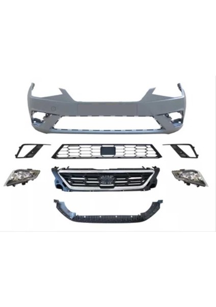 Seat Leon 2018-2020 Fr Ön Tampon Panjur Seti Sis Dahil