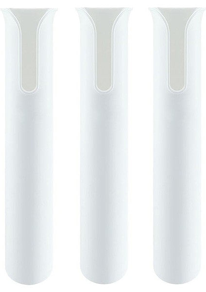 3pcs Kendinden Yapışkan Tekne 1 Çubuk Tutucu Organizatör Kayak Yat Kamyonu Beyaz (Yurt Dışından)