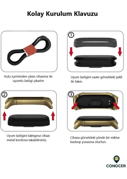 Xiaomi Mi Band 7 Uyumlu Metal Hasır (Klipsli) Yüksek Kalite Kordon Kayış indirimleri