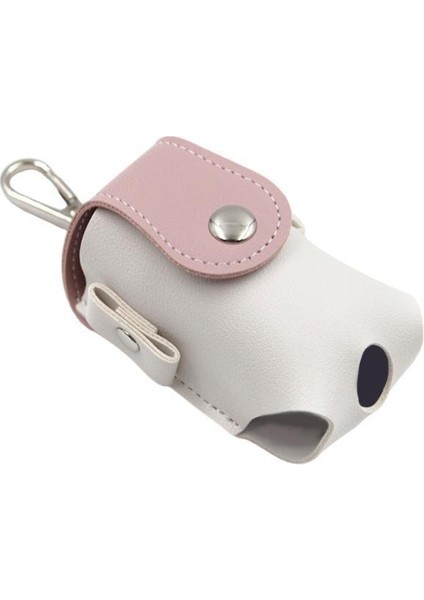 Golf Topu Taşıma Çantası Taşıma Pu Depolama Kabı Beyaz Pembe 2 Adet (Yurt Dışından)