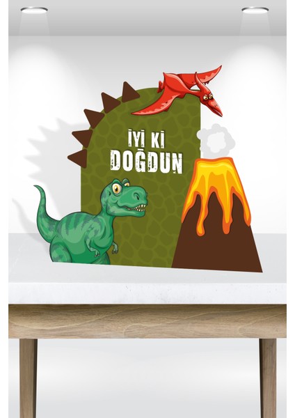 Dinazor Ayaklı Pano 3 Boyutlu Masaüstü Kalın Kağıt fiyatları