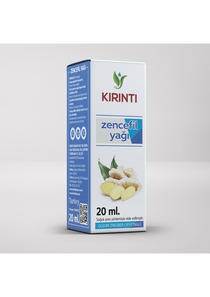 Zencefil Yağı 20 ml