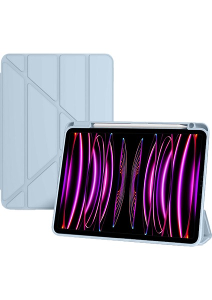 Apple iPad Pro 11 1. 2. Nesil Kılıf Grafiti Şeffaf Kalem Bölmeli A2228-30-31 A2068-13 A1980-34-79 fiyatları