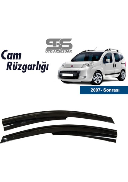 Cam Rüzgarlığı Fiat Fiorino 2007 Sonrası Mügen Tip Piano Black