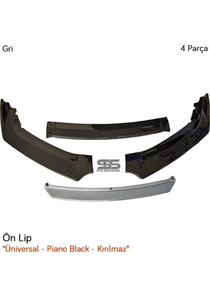 Üniversal Ön Ek 4 Parça Kanatlı Beyaz Dilli Ön Lip indirimleri