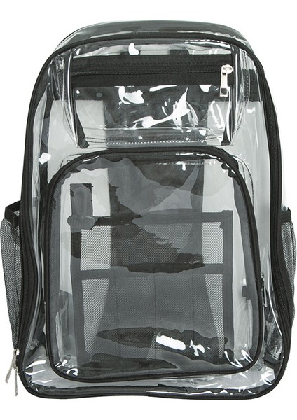 Şeffaf Büyük Kapasiteli Öğrenci Okul Çantası (Yurt Dışından)