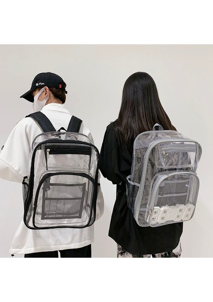 Şeffaf Büyük Kapasiteli Öğrenci Okul Çantası (Yurt Dışından) fırsatları