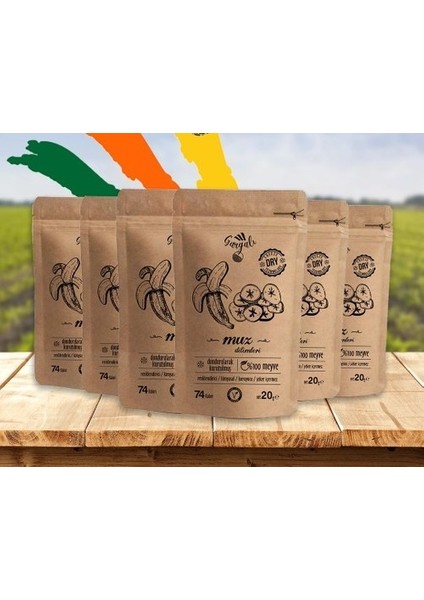 Freeze Dried Muz 6'lı