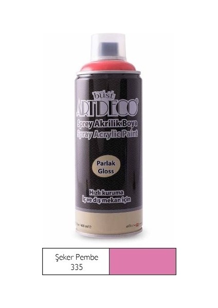 Sprey Akrilik Boya Şeker Pembe 400ML