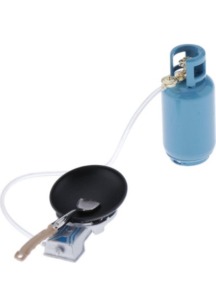 1/12 Bebek Ev Mini Mutfak Gaz Deposu Wok Kürek Modeli Oyuncak Accs (Yurt Dışından)